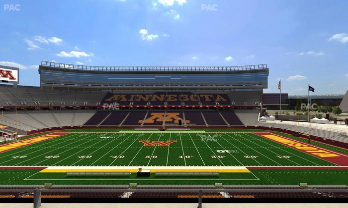 Huntington Bank Stadium - Section 210 Seat View