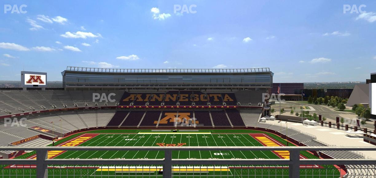 Huntington Bank Stadium - Section 210 Seat View