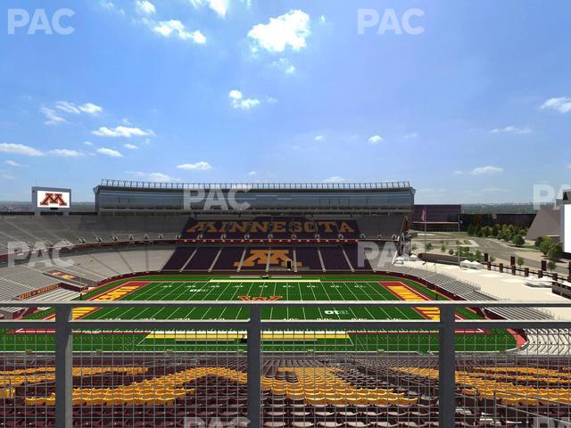 Huntington Bank Stadium - Section 210 Seat View Huntington Bank Stadium - Section 210 Seat View