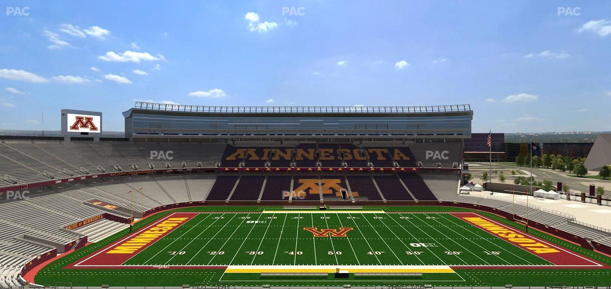 Huntington Bank Stadium - Section 211 Seat View