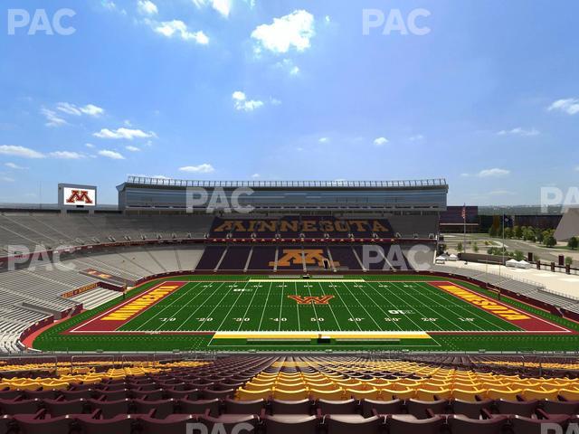 Huntington Bank Stadium - Section 211 Seat View Huntington Bank Stadium - Section 211 Seat View