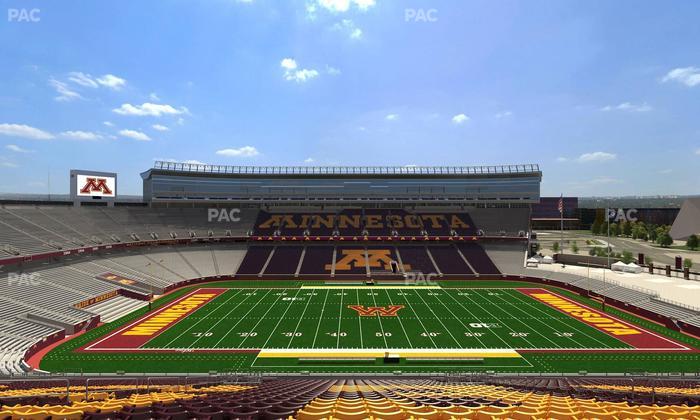 Huntington Bank Stadium - Section 211 Seat View