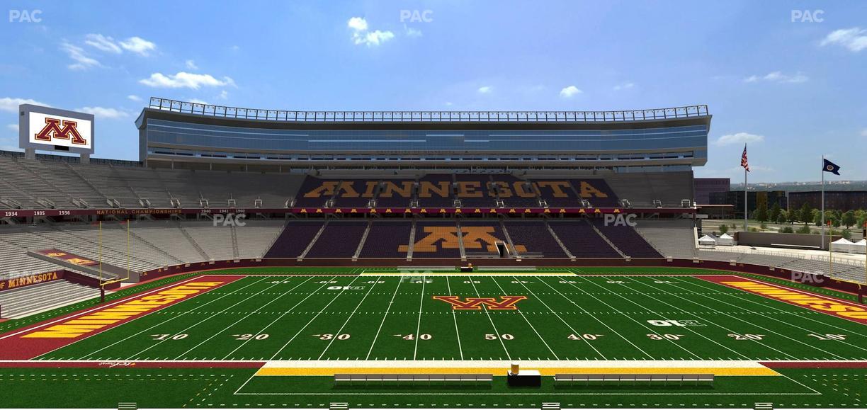 Huntington Bank Stadium - Section 211 Seat View