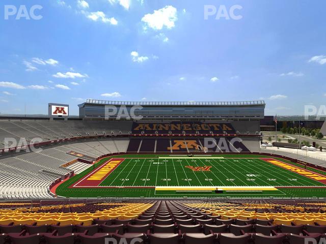 Huntington Bank Stadium - Section 212 Seat View Huntington Bank Stadium - Section 212 Seat View