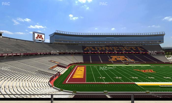 Huntington Bank Stadium - Section 214 Seat View