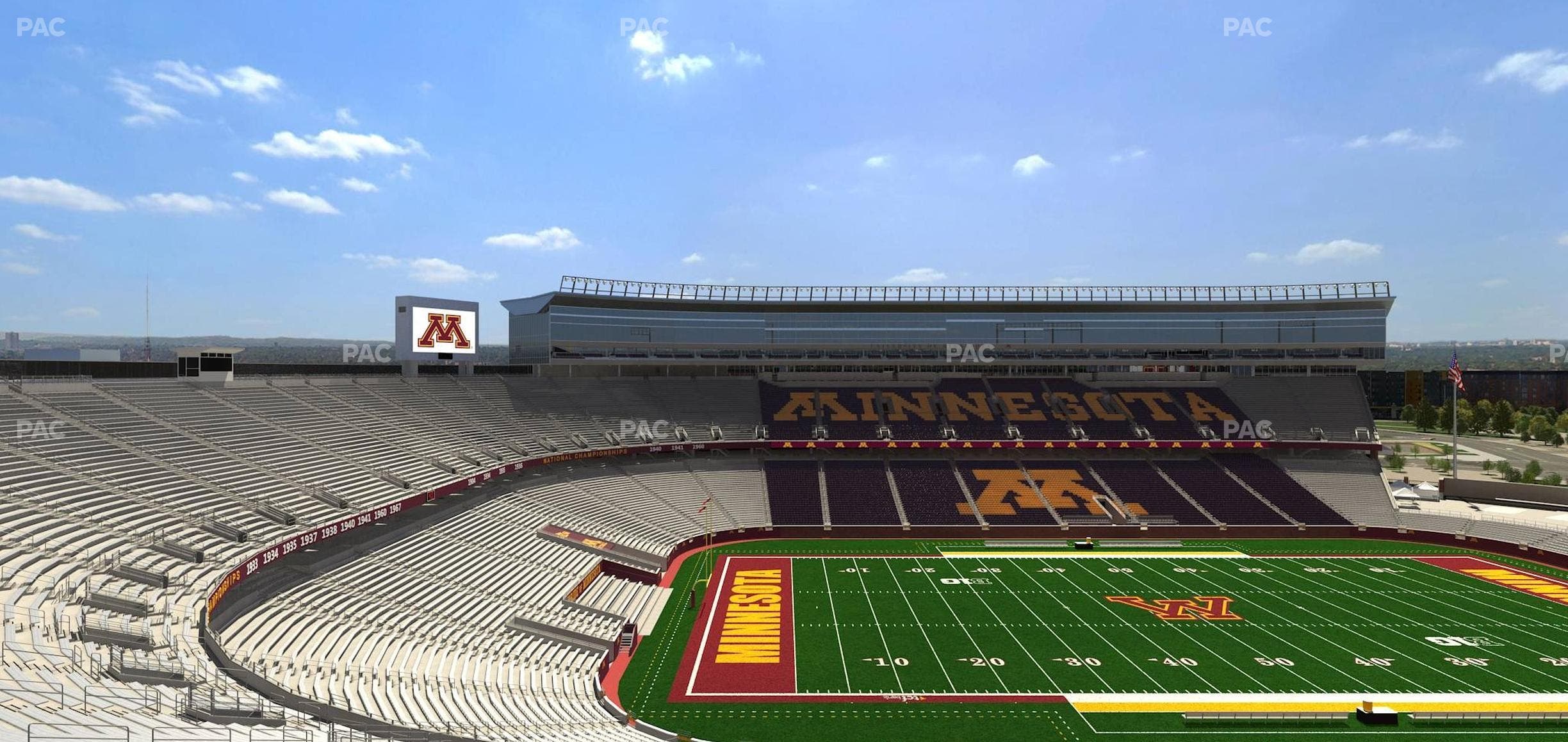 Huntington Bank Stadium - Section 214 Seat View