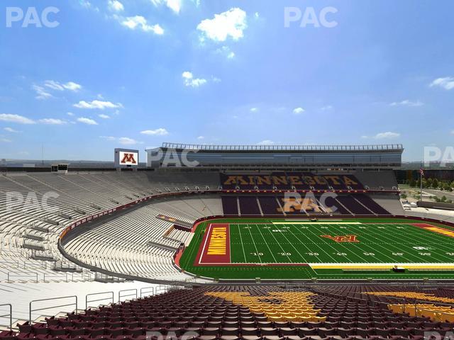 Huntington Bank Stadium - Section 214 Seat View Huntington Bank Stadium - Section 214 Seat View