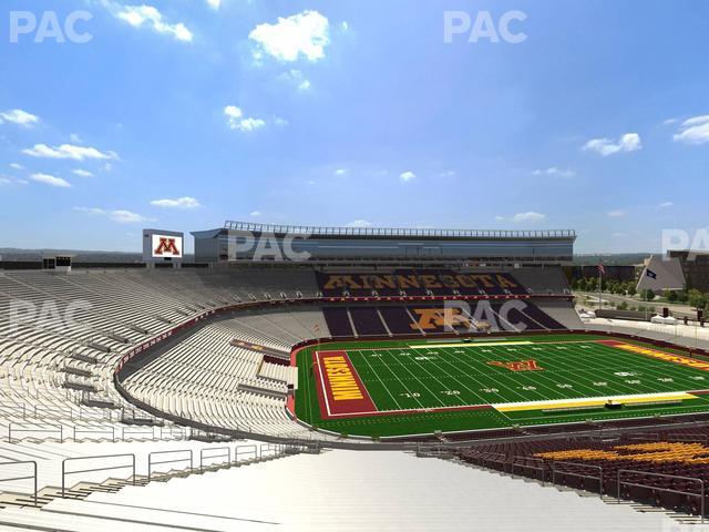 Huntington Bank Stadium - Section 215 Seat View Huntington Bank Stadium - Section 215 Seat View