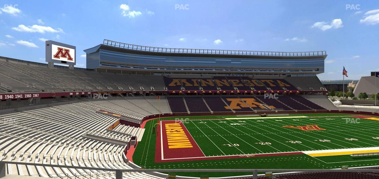 Huntington Bank Stadium - Section 215 Seat View