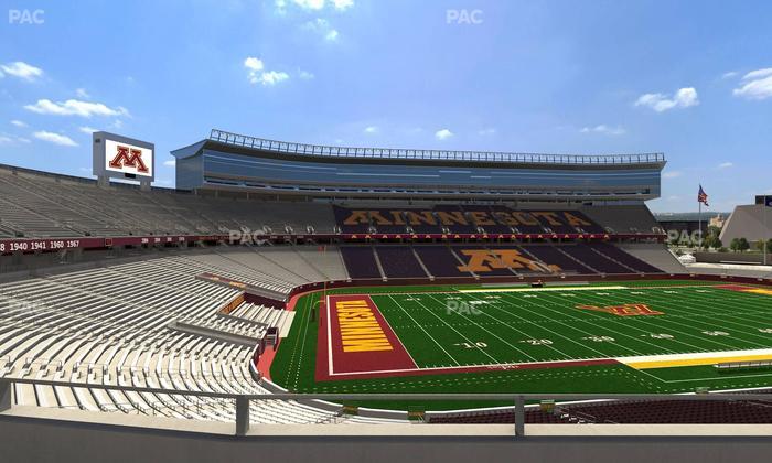 Huntington Bank Stadium - Section 215 Seat View