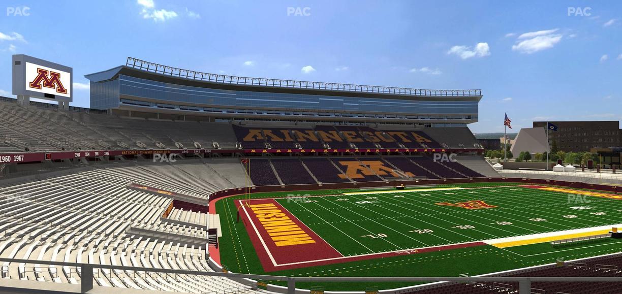 Huntington Bank Stadium - Section 216 Seat View