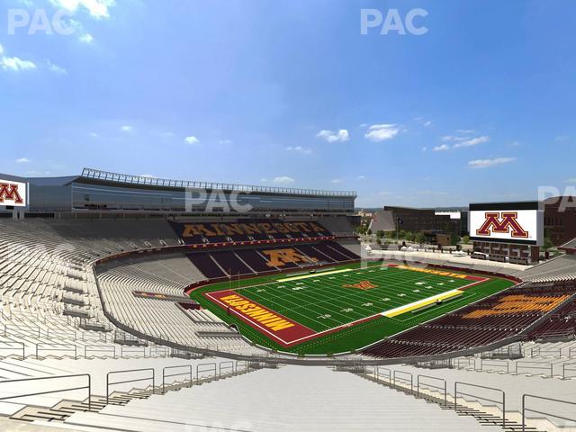 Huntington Bank Stadium - Section 218 Seat View Huntington Bank Stadium - Section 218 Seat View