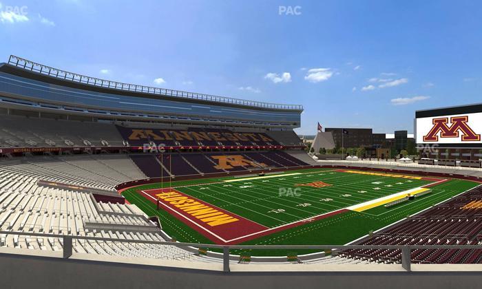 Huntington Bank Stadium - Section 218 Seat View