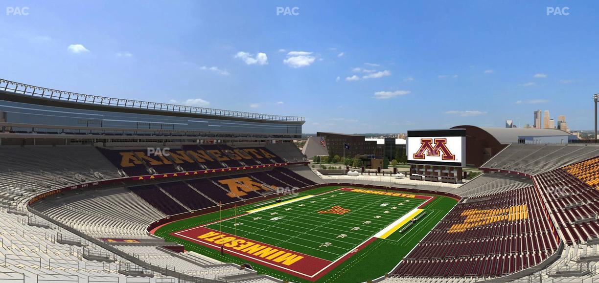 Huntington Bank Stadium - Section 220 Seat View