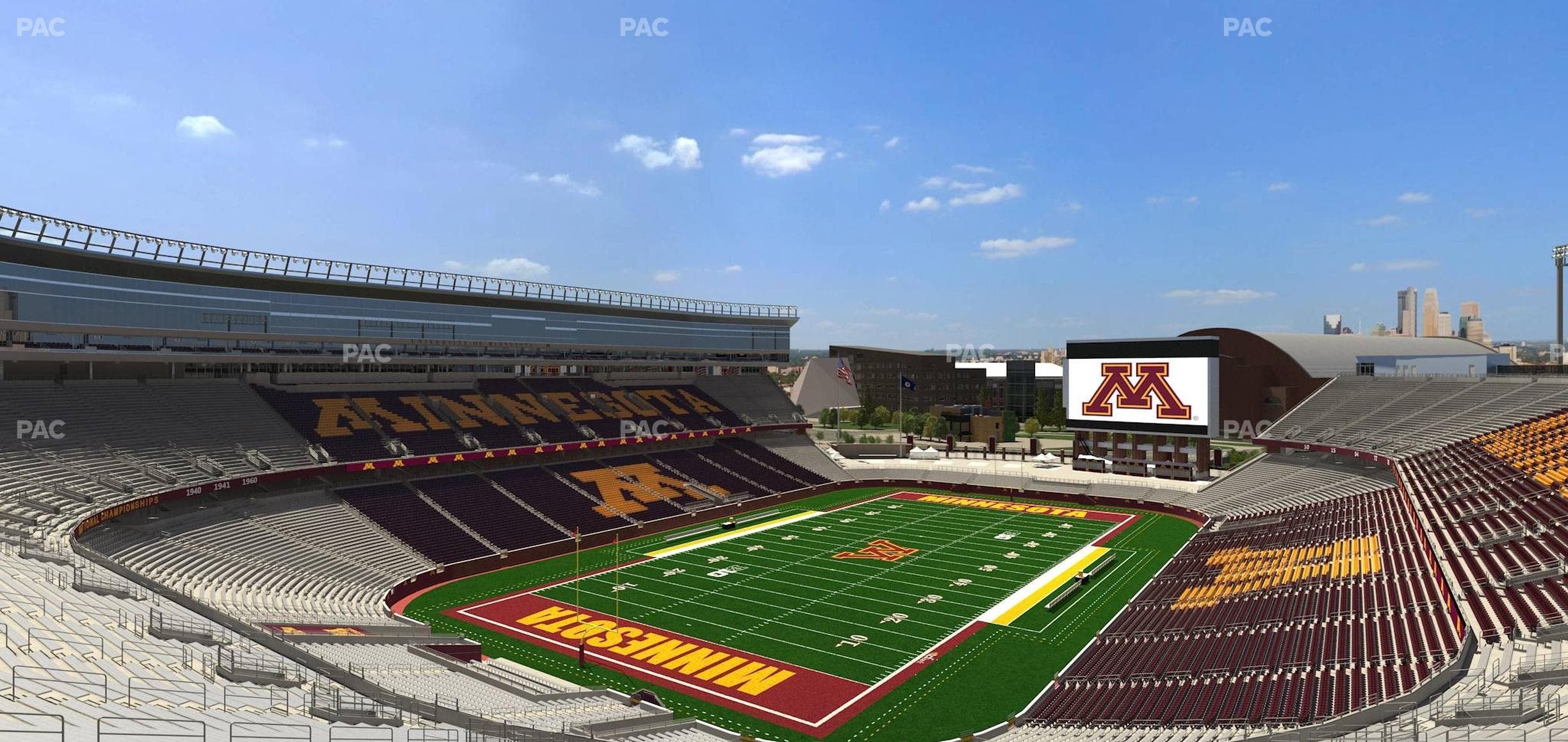 Huntington Bank Stadium - Section 220 Seat View