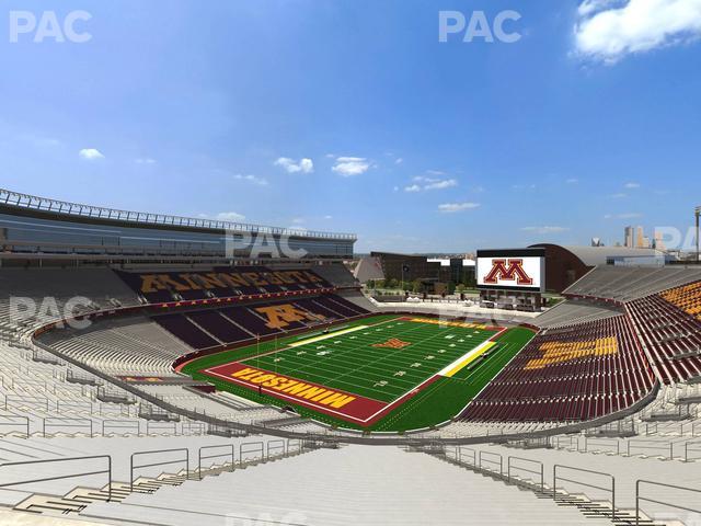 Huntington Bank Stadium - Section 220 Seat View Huntington Bank Stadium - Section 220 Seat View