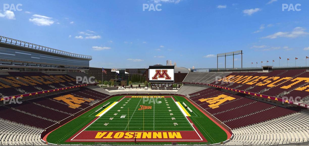 Huntington Bank Stadium - Section 225 Seat View