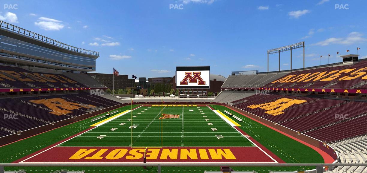 Huntington Bank Stadium - Section 225 Seat View