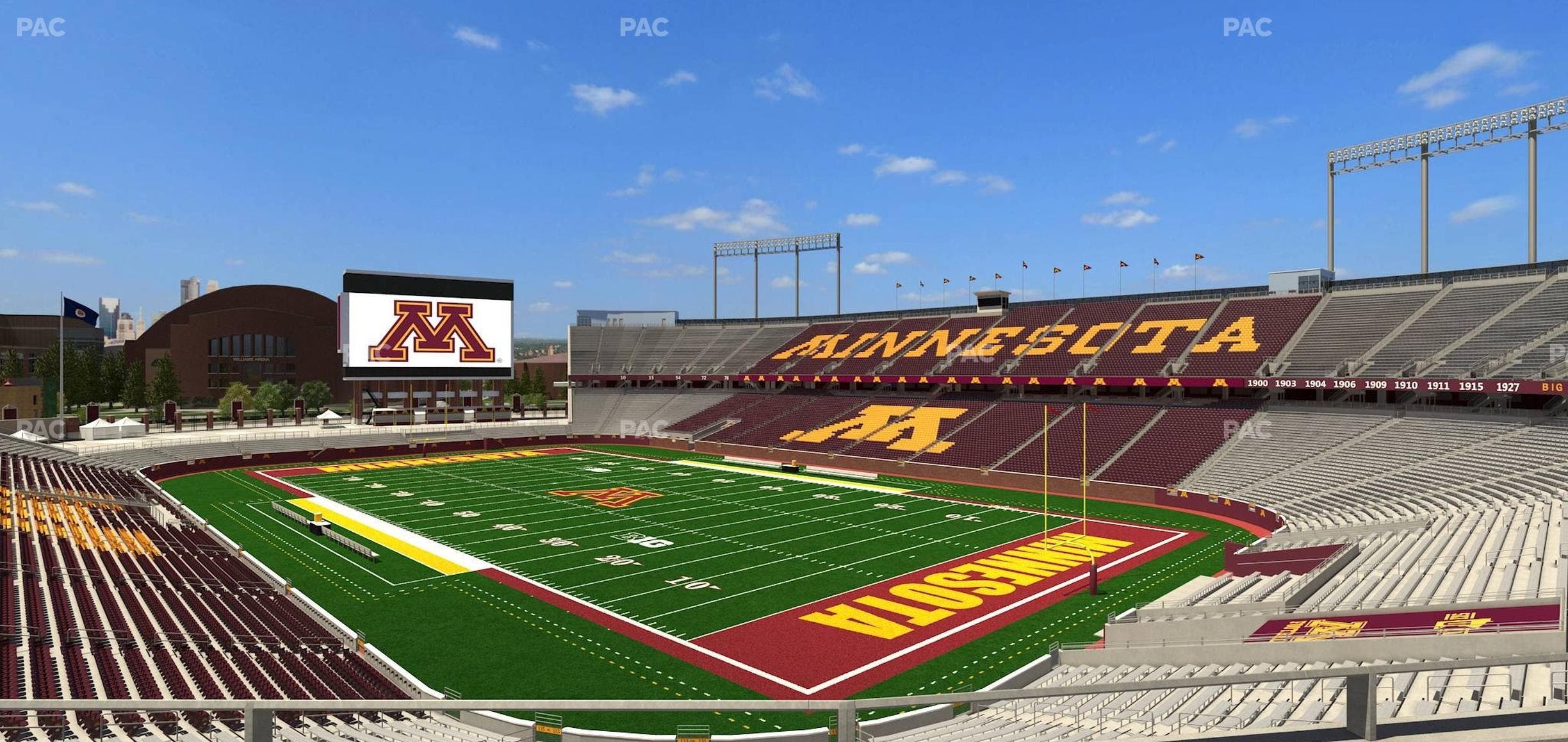 Huntington Bank Stadium - Section 232 Seat View