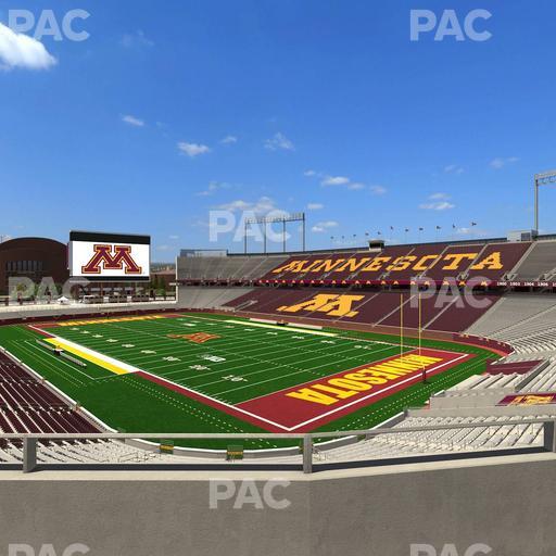 Huntington Bank Stadium - Section 232 Seat View