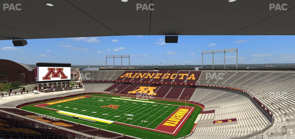 Huntington Bank Stadium - Section 235 Seat View