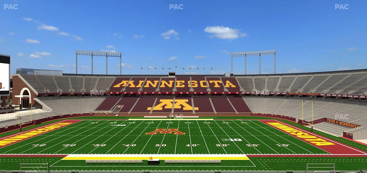 Huntington Bank Stadium - Section 240 Seat View