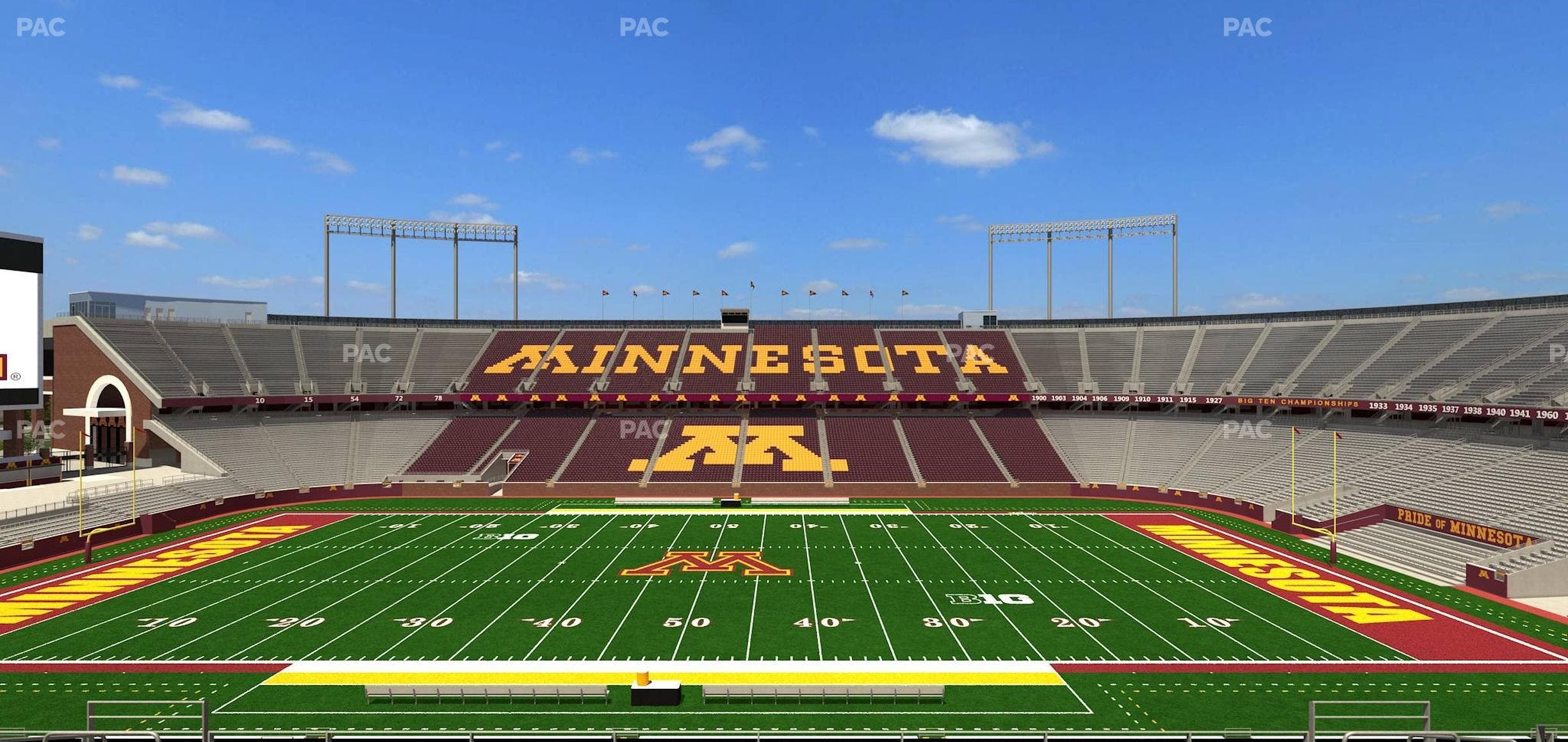Huntington Bank Stadium - Section 240 Seat View