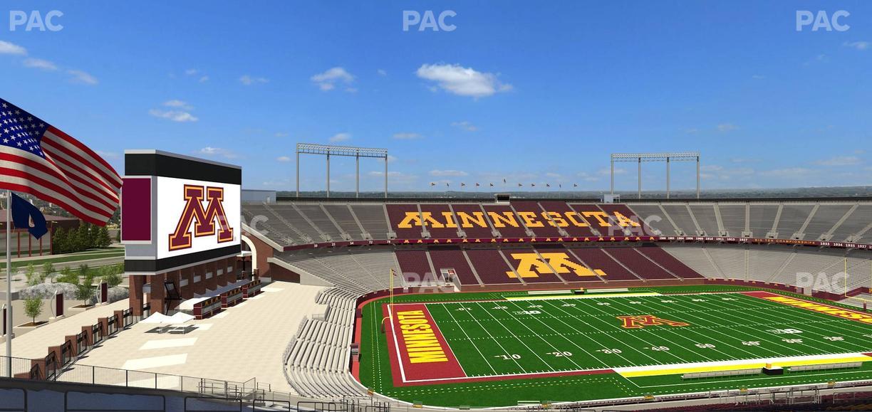 Huntington Bank Stadium - Section 245 Seat View