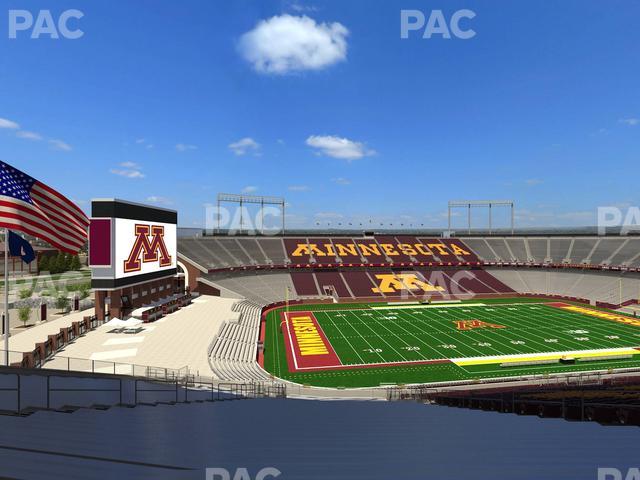 Huntington Bank Stadium - Section 245 Seat View Huntington Bank Stadium - Section 245 Seat View