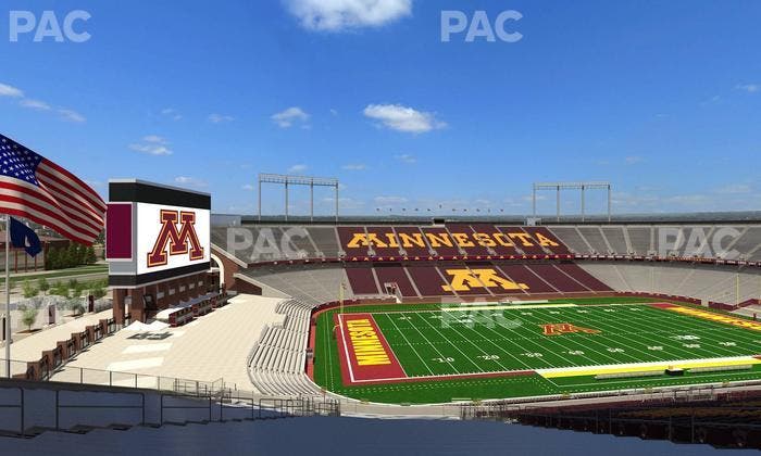 Huntington Bank Stadium - Section 245 Seat View