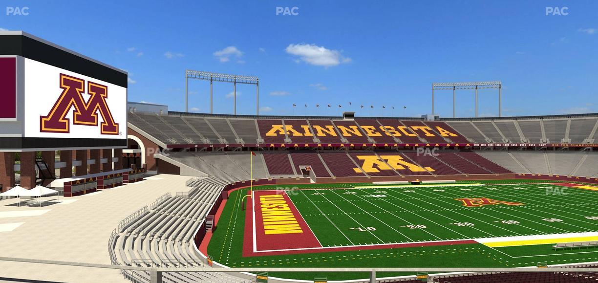 Huntington Bank Stadium - Section 245 Seat View