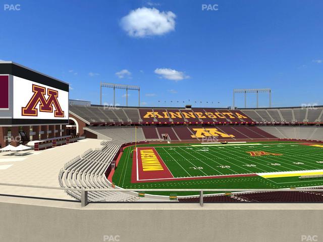 Huntington Bank Stadium - Section 245 Seat View