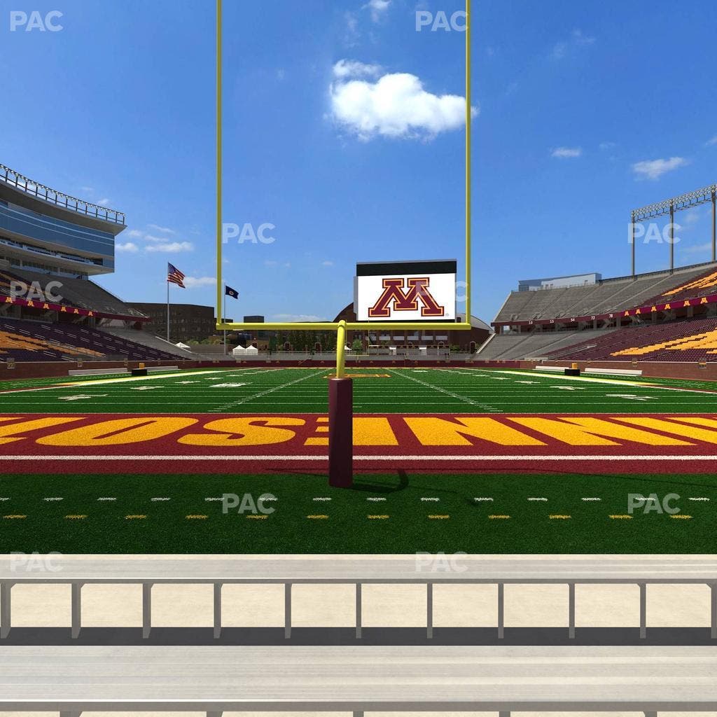 Huntington Bank Stadium - Section Band Seat View