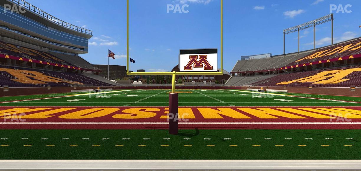 Huntington Bank Stadium - Section Band Seat View