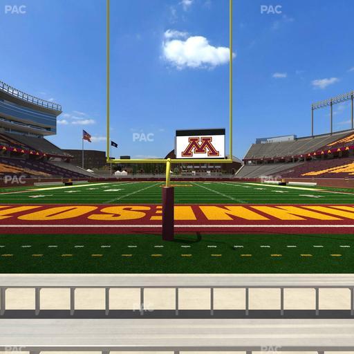 Huntington Bank Stadium - Section Band Seat View