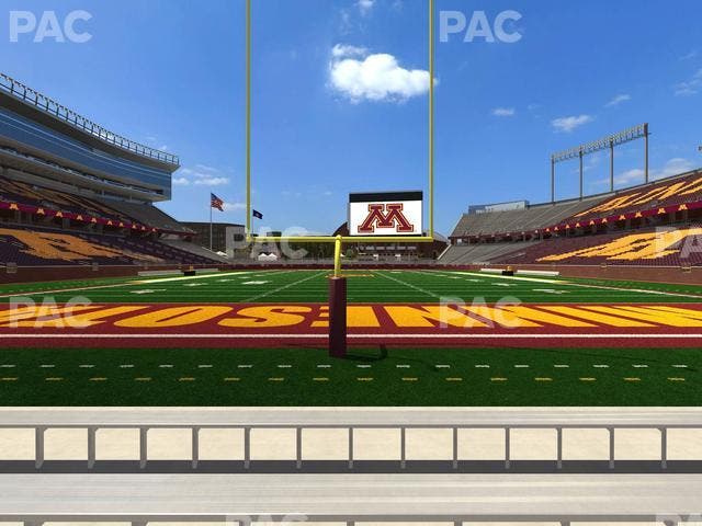 Huntington Bank Stadium - Section Band Seat View