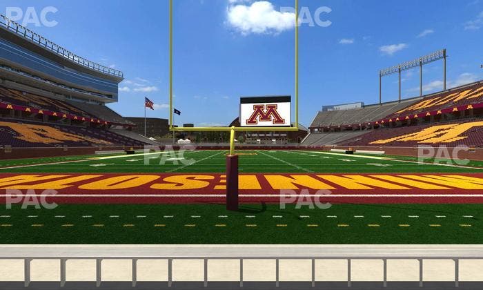 Huntington Bank Stadium - Section Band Seat View