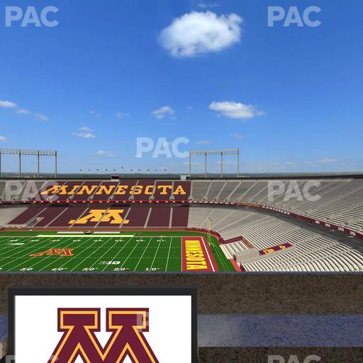 Huntington Bank Stadium - Section Loge Box 1 Lower Seat View