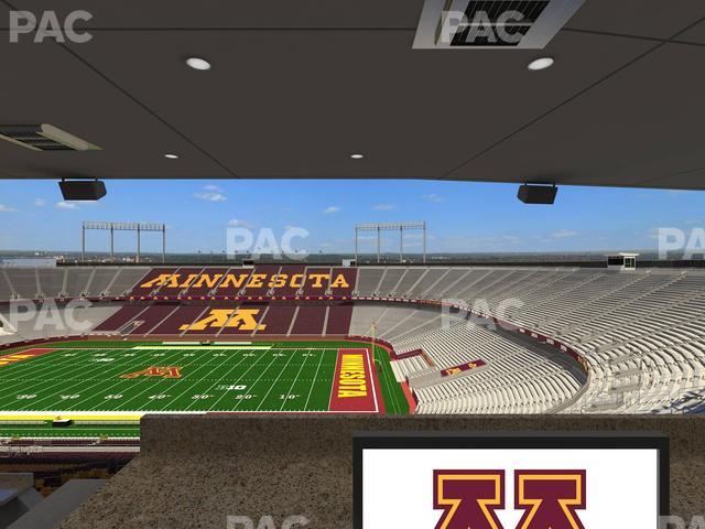 Huntington Bank Stadium - Section Loge Box 1 Upper Seat View Huntington Bank Stadium - Section Loge Box 1 Upper Seat View