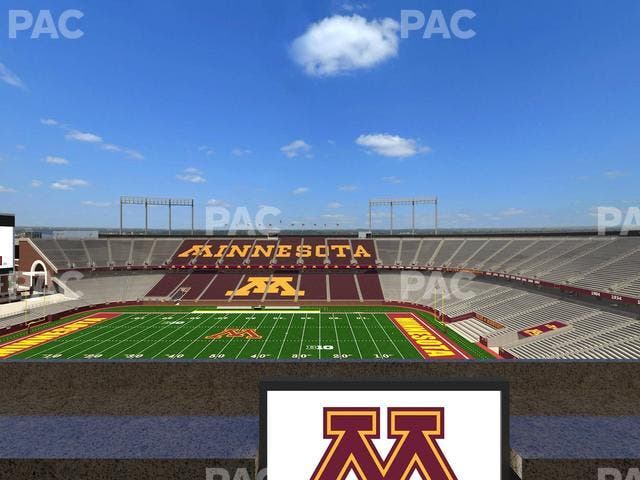 Huntington Bank Stadium - Section Loge Box 10 Lower Seat View