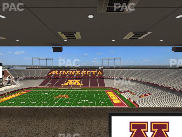 Huntington Bank Stadium - Section Loge Box 10 Upper Seat View Huntington Bank Stadium - Section Loge Box 10 Upper Seat View