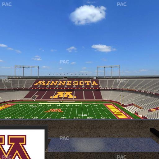 Huntington Bank Stadium - Section Loge Box 11 Lower Seat View