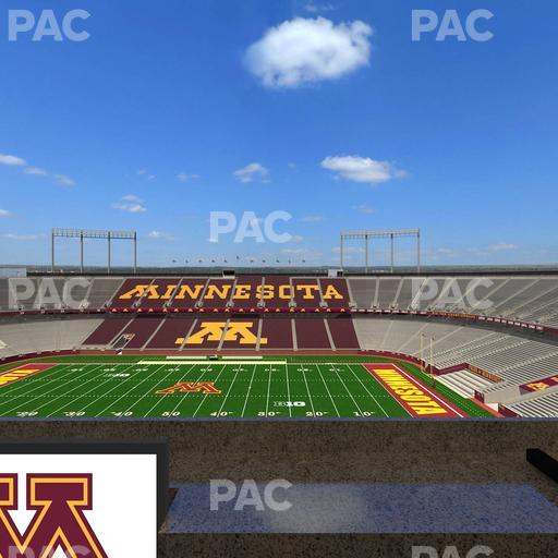 Huntington Bank Stadium - Section Loge Box 11 Lower Seat View