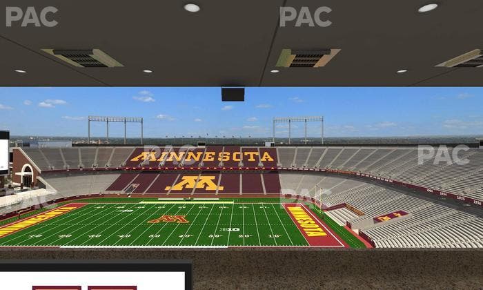 Huntington Bank Stadium - Section Loge Box 11 Upper Seat View