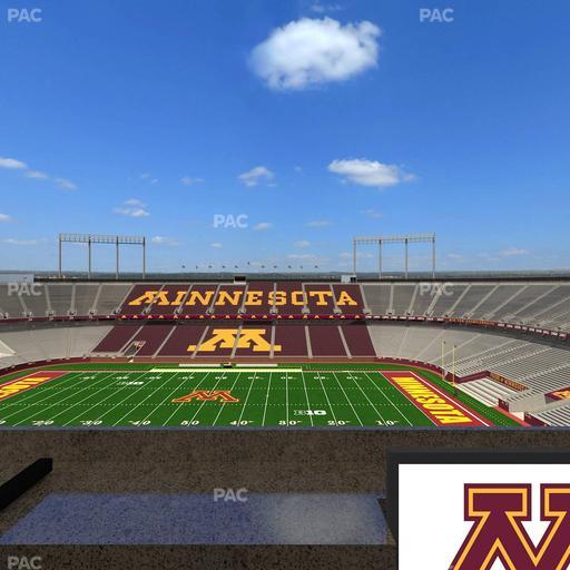 Huntington Bank Stadium - Section Loge Box 12 Lower Seat View