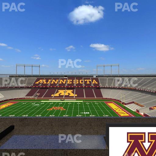 Huntington Bank Stadium - Section Loge Box 12 Lower Seat View