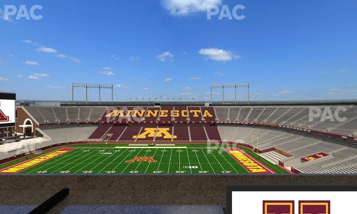 Huntington Bank Stadium - Section Loge Box 12 Lower Seat View