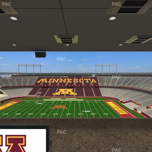 Huntington Bank Stadium - Section Loge Box 14 Upper Seat View