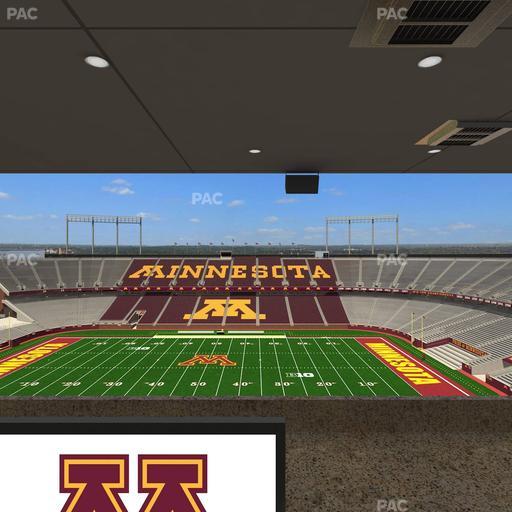 Huntington Bank Stadium - Section Loge Box 15 Upper Seat View