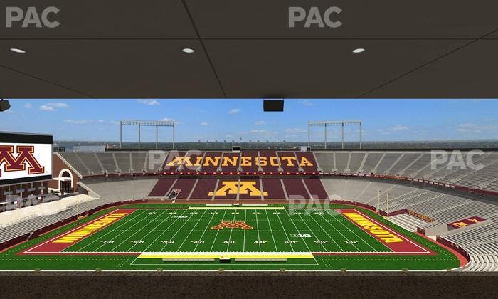 Huntington Bank Stadium - Section Loge Box 17 Upper Seat View